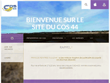 Tablet Screenshot of cos44.fr
